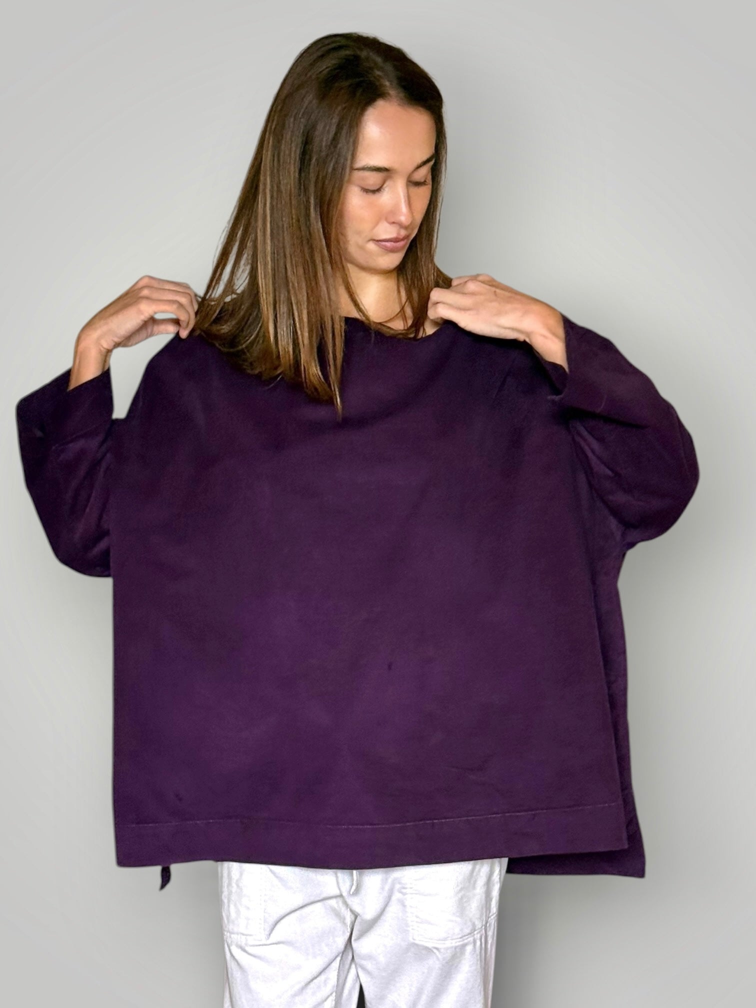 avril top -eggplant cord Apparel