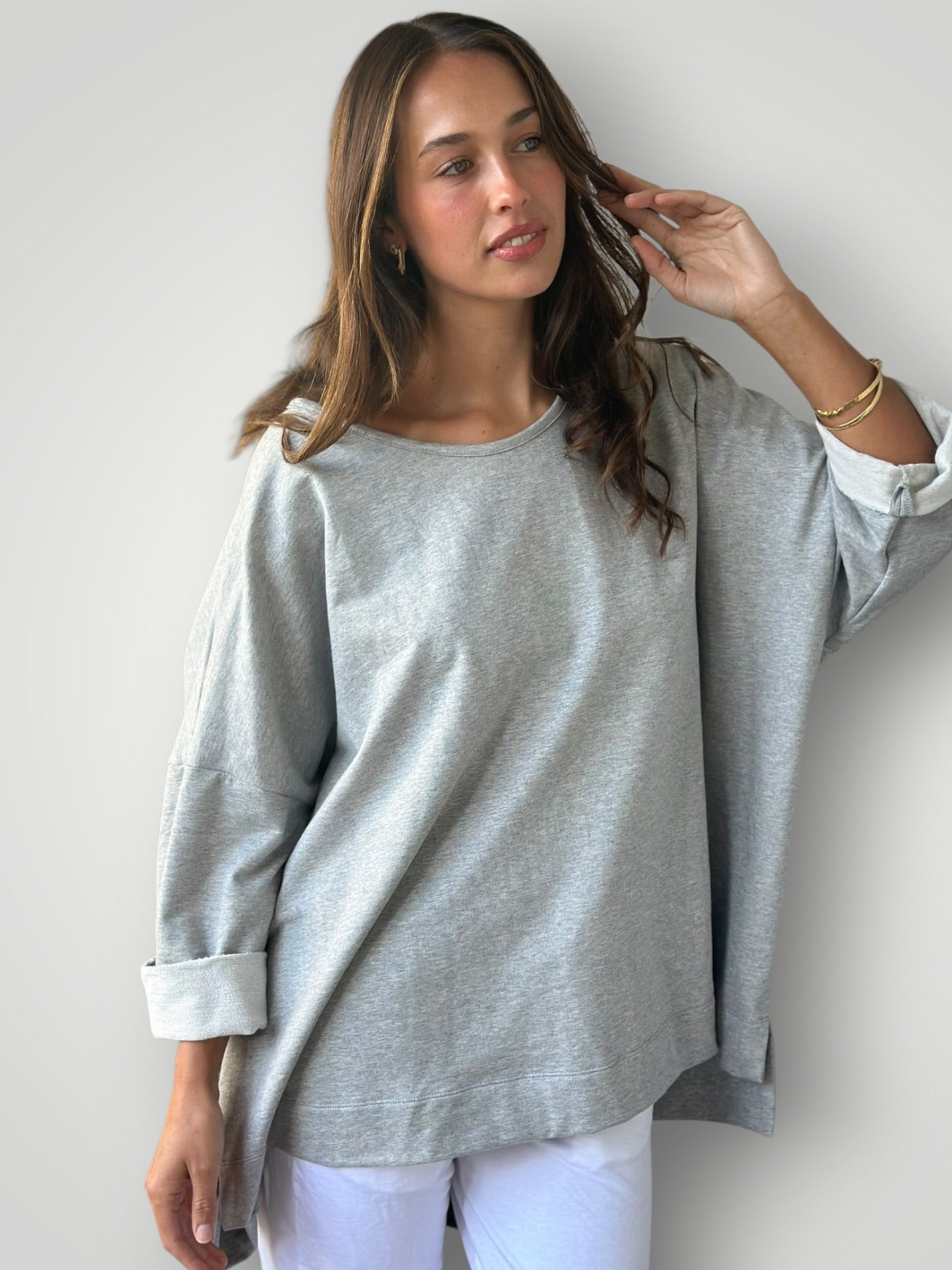 hunter top - misty cotton knit Apparel