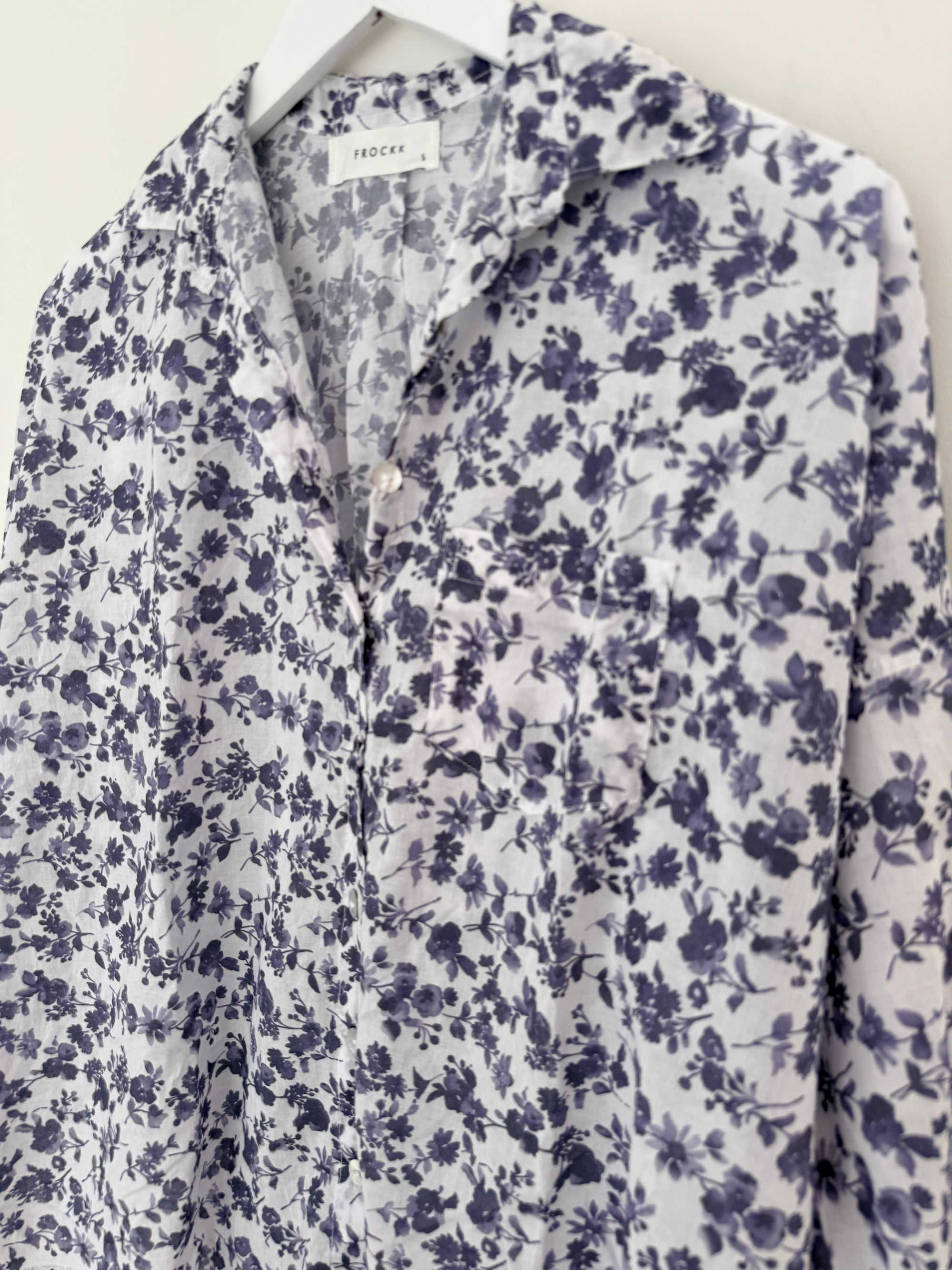 rosie shirt - orchid water flower cotton Apparel