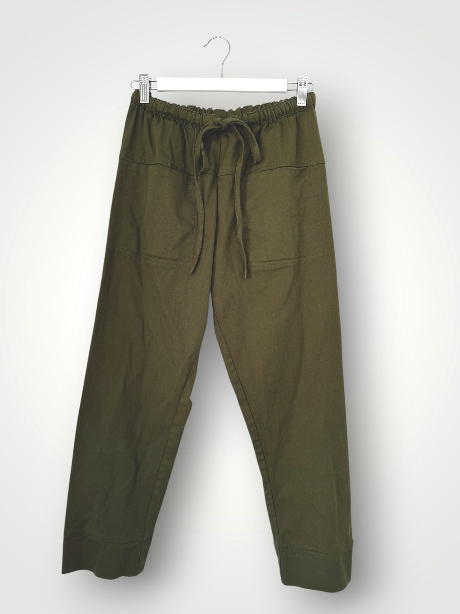 dylan pant-army cotton twill Apparel