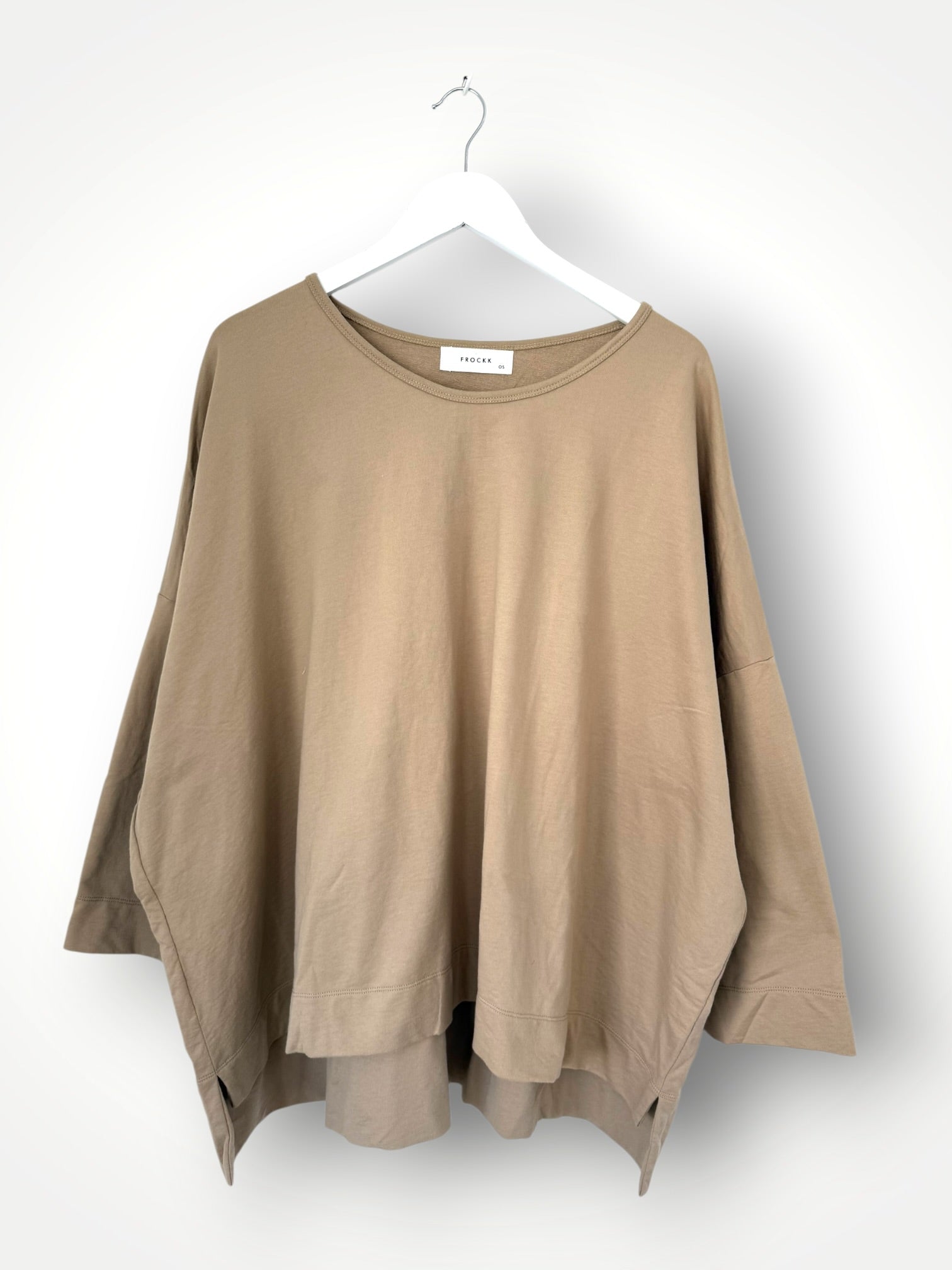 hunter top - sand cotton knit Apparel
