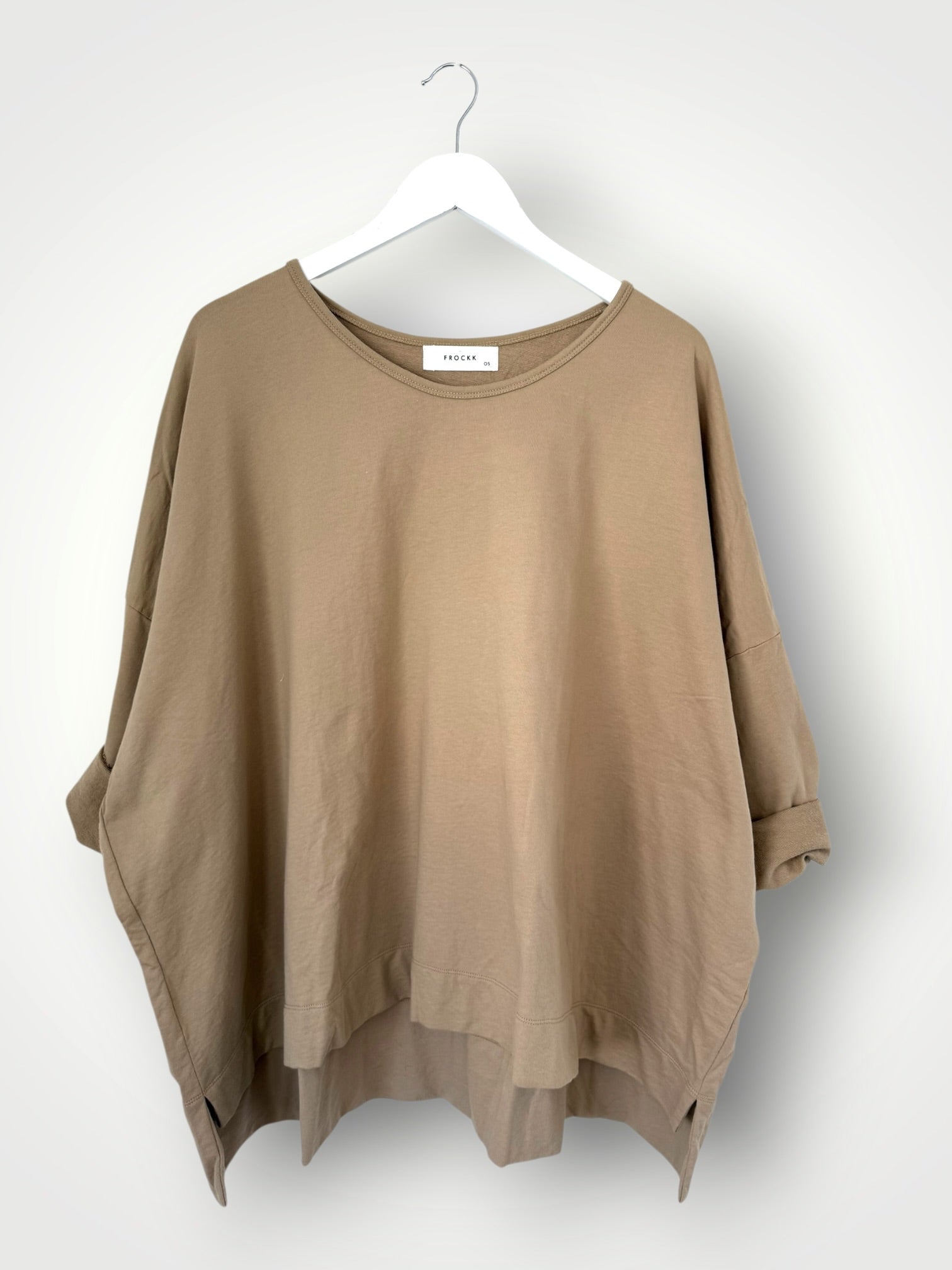 hunter top - sand cotton knit Apparel