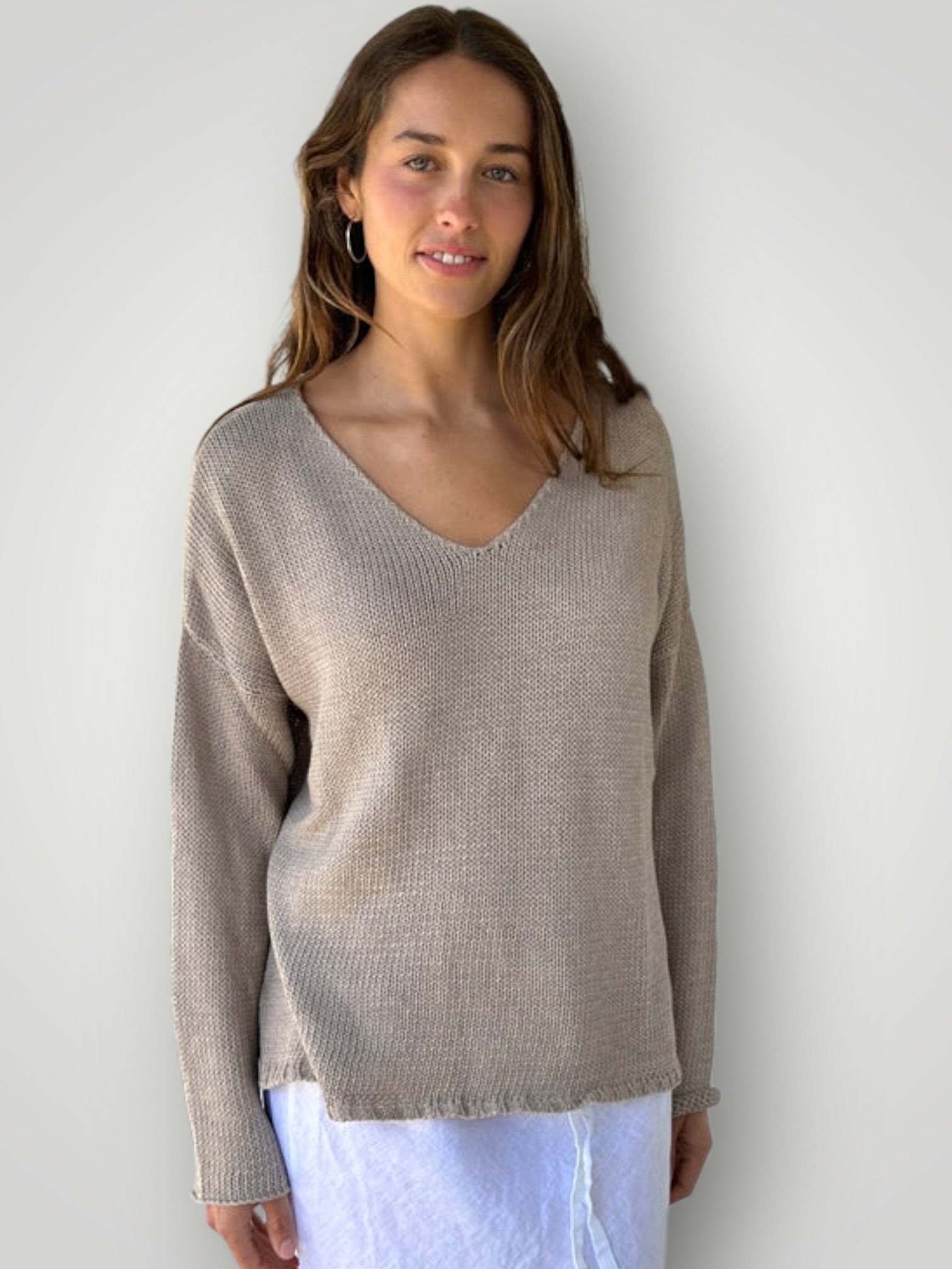 jamie cotton knit - natural Apparel