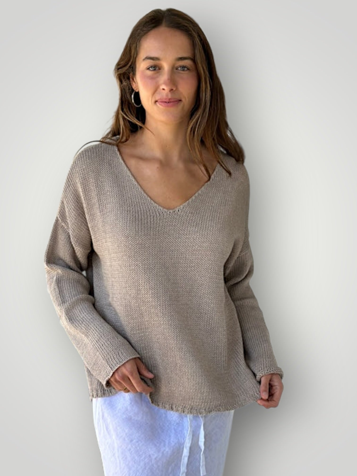 jamie cotton knit - natural Apparel