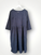 april dress - fine navy stripe Apparel