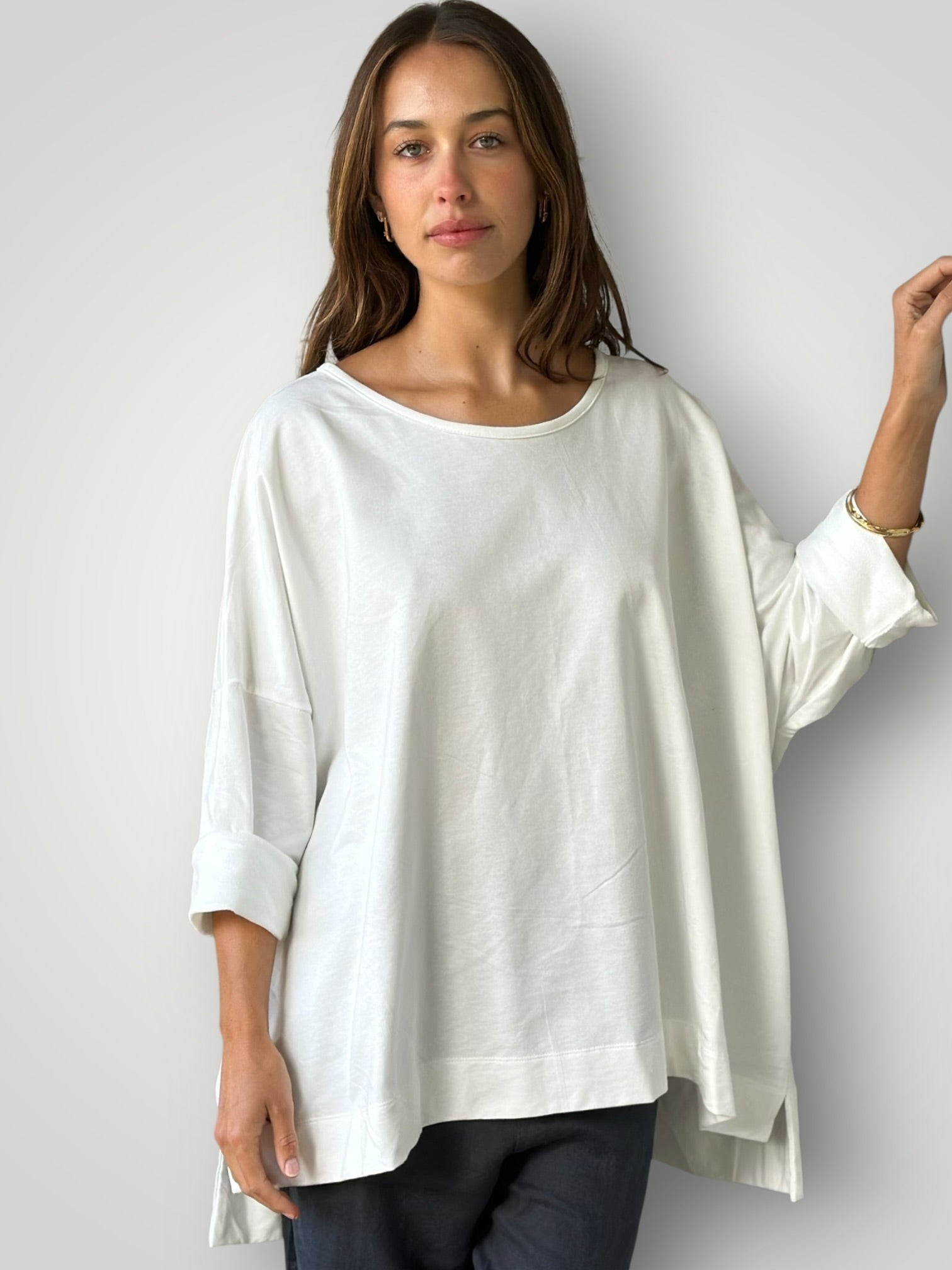 hunter top - warm white knit Apparel