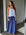 lulu skirt - blue dusk linen Apparel