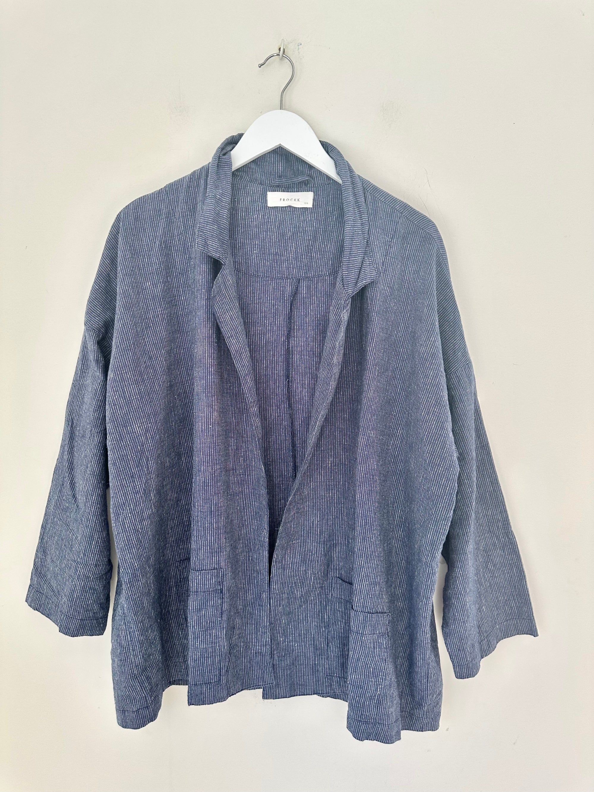albert blazer - fine navy stripe Shirts