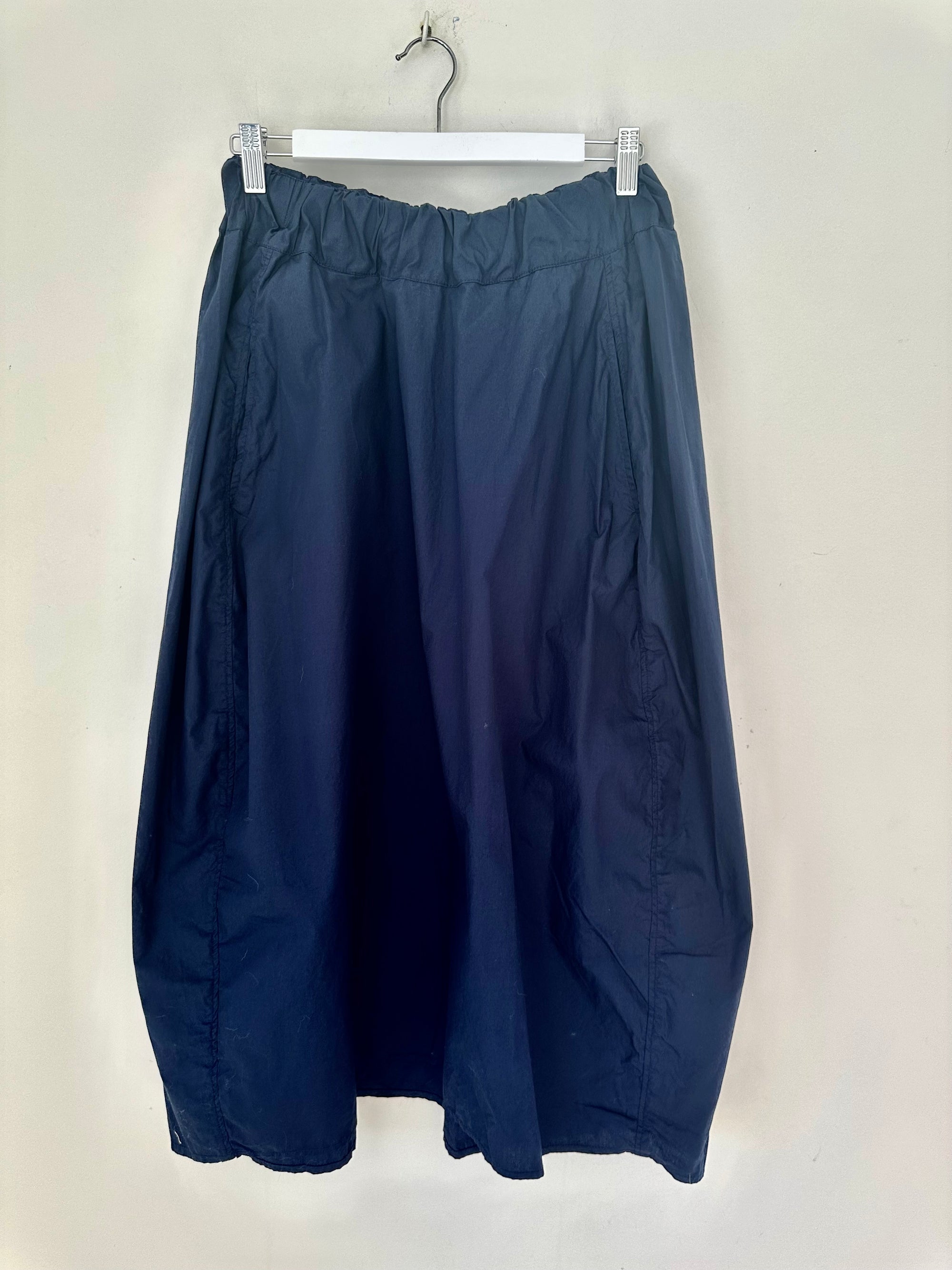 lana skirt - navy cotton Apparel