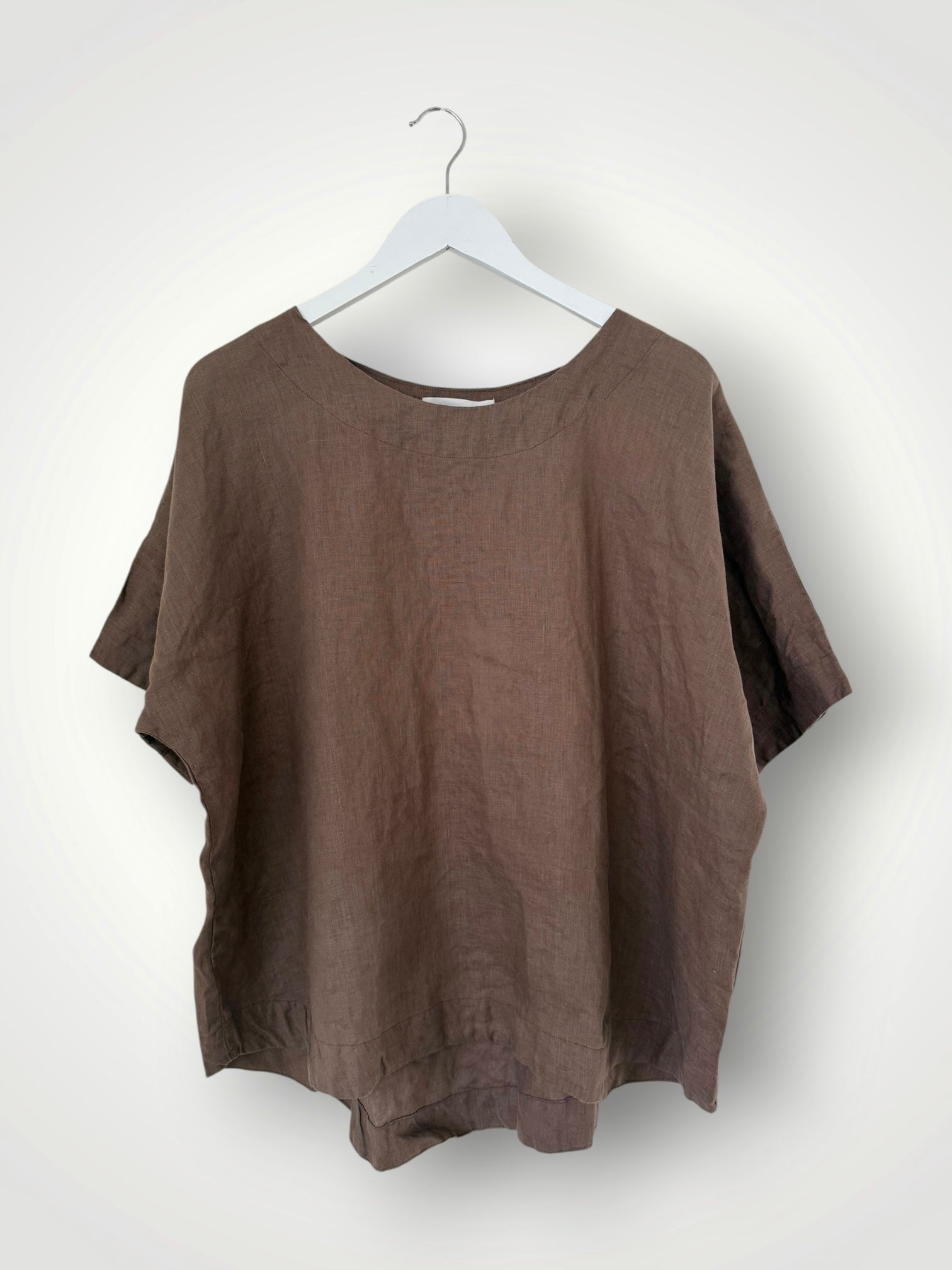 mia top - soil linen Apparel