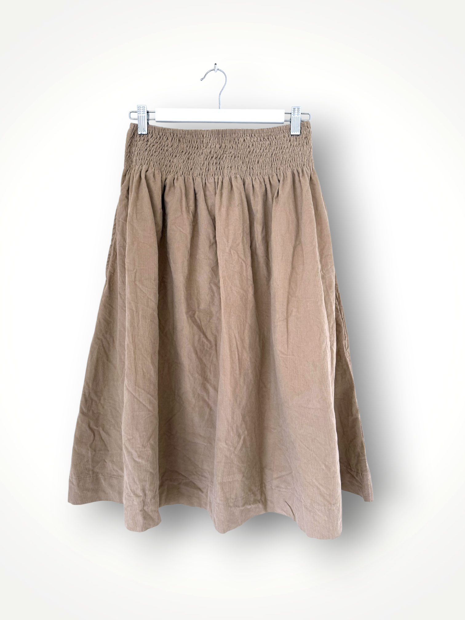 lola skirt-sand cord Apparel