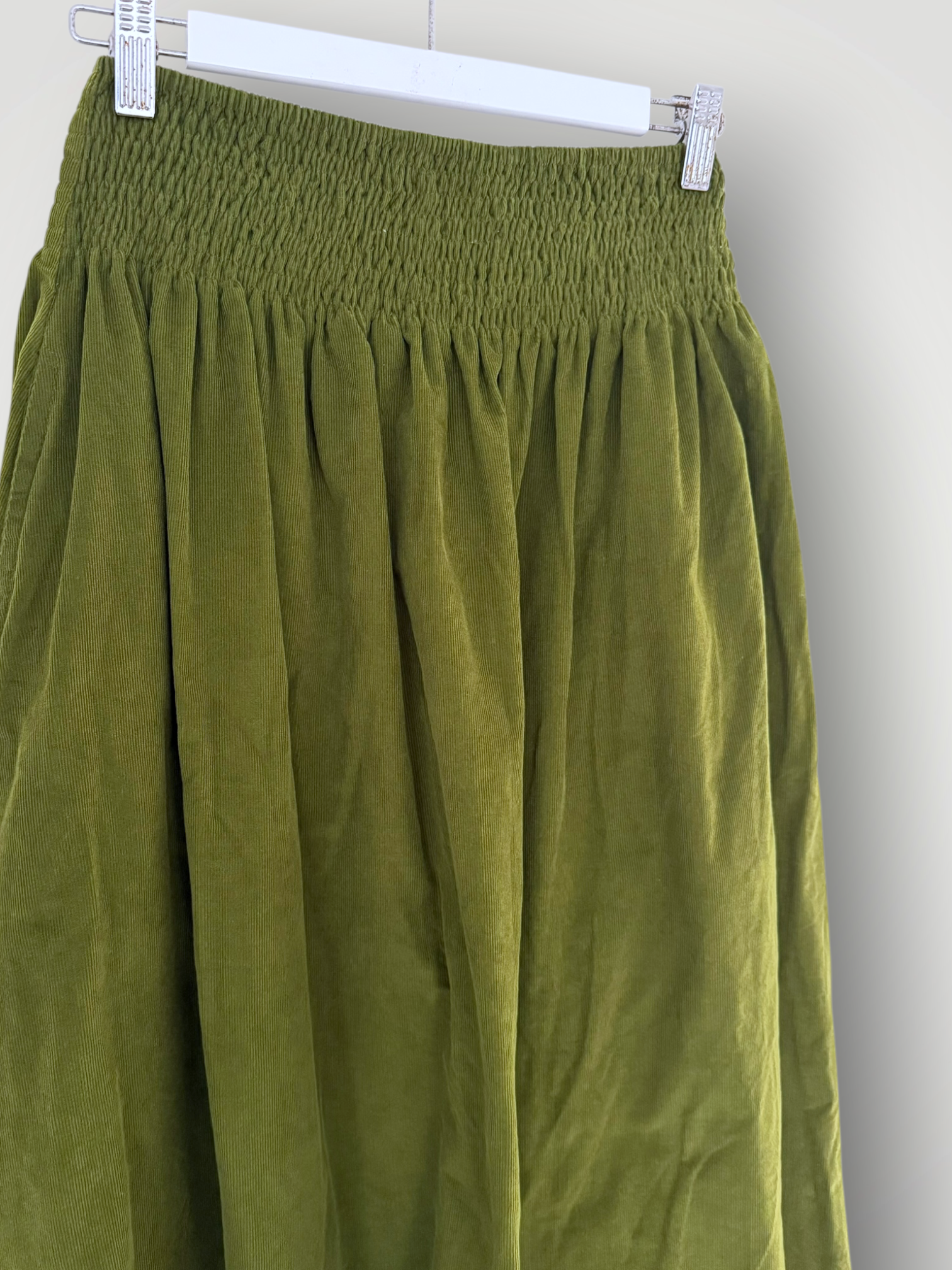 lulu skirt - olive cord Apparel