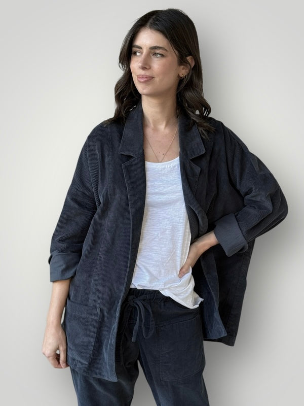 albert jacket - charcoal cord Shirts