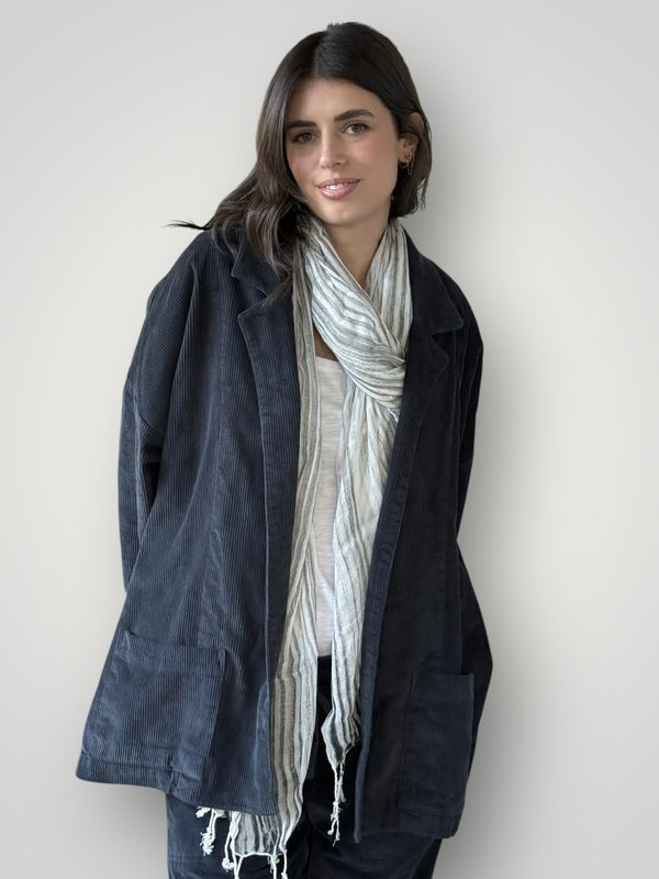albert jacket - charcoal cord Shirts