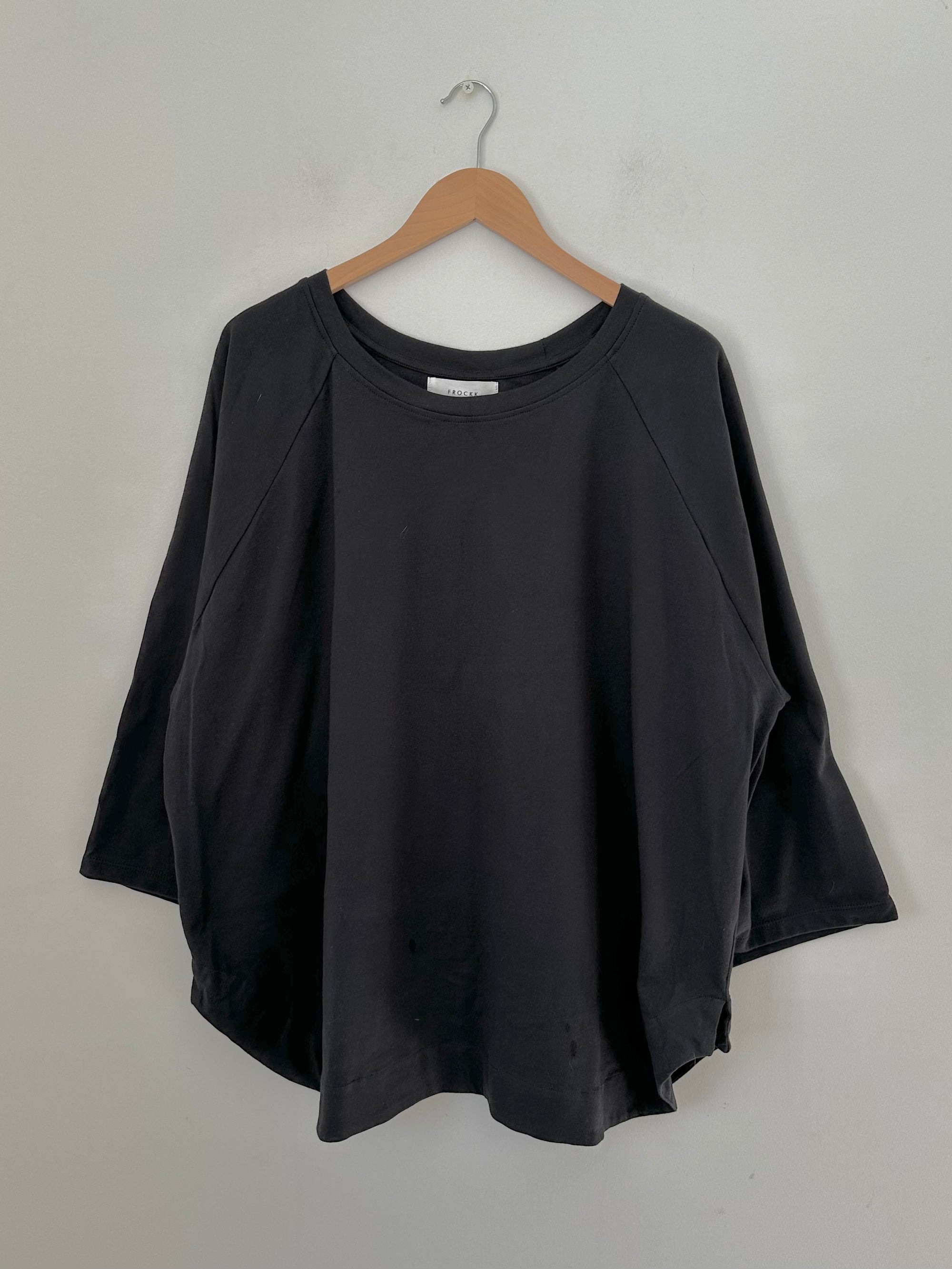 charlotte  top - black jersey knit Apparel  