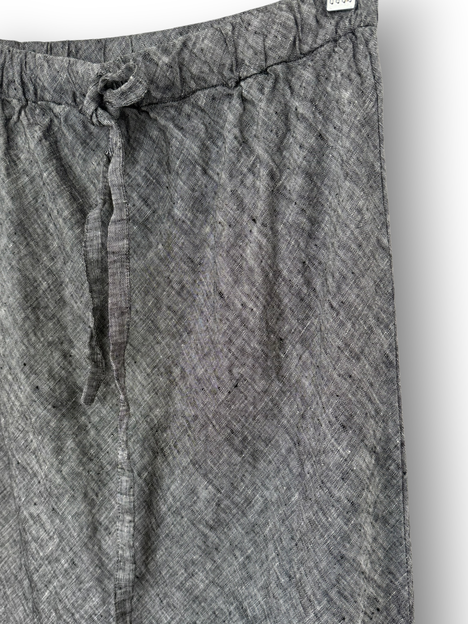 anthea skirt - charcoal chambrey linen