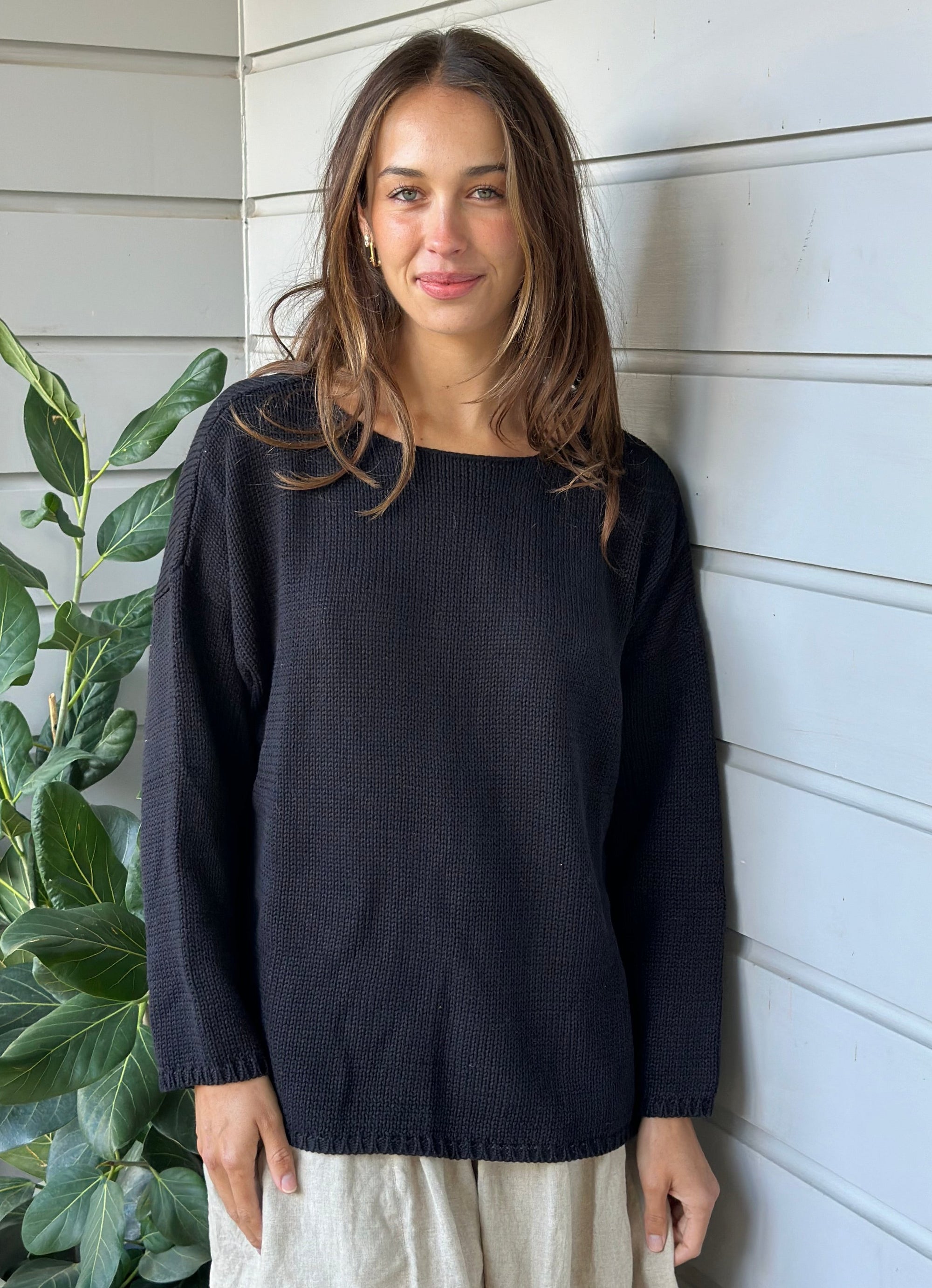 ashton jersey - black cotton Apparel  