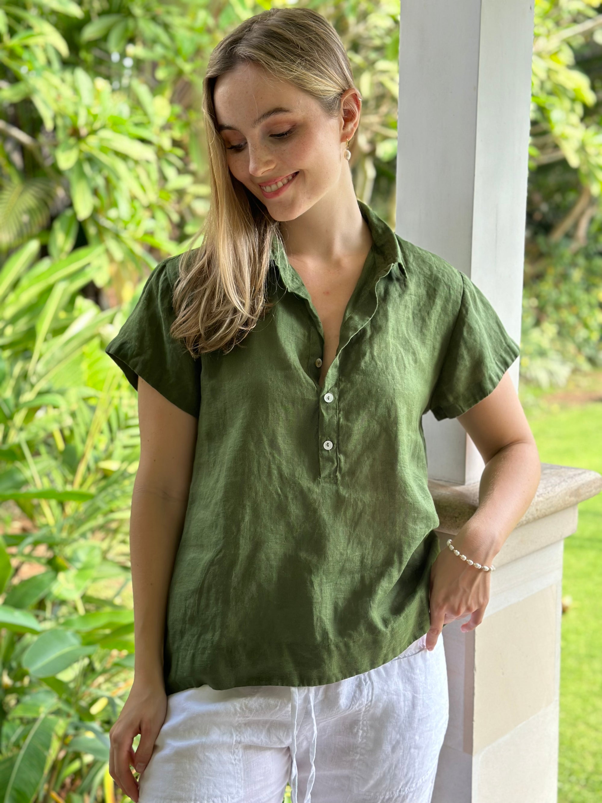 celia top-moss Apparel  