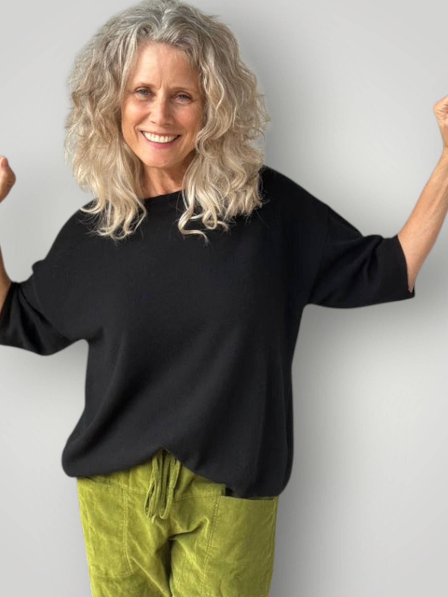 alexia cashmere top-black General
