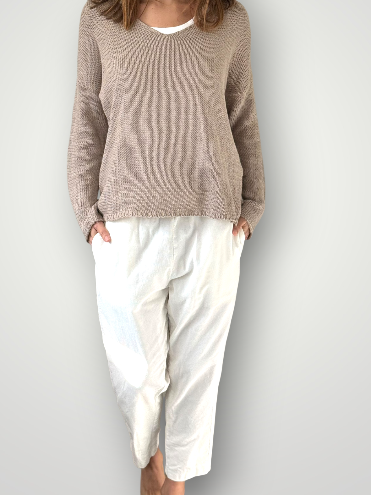 dana pants - chalk cord Apparel