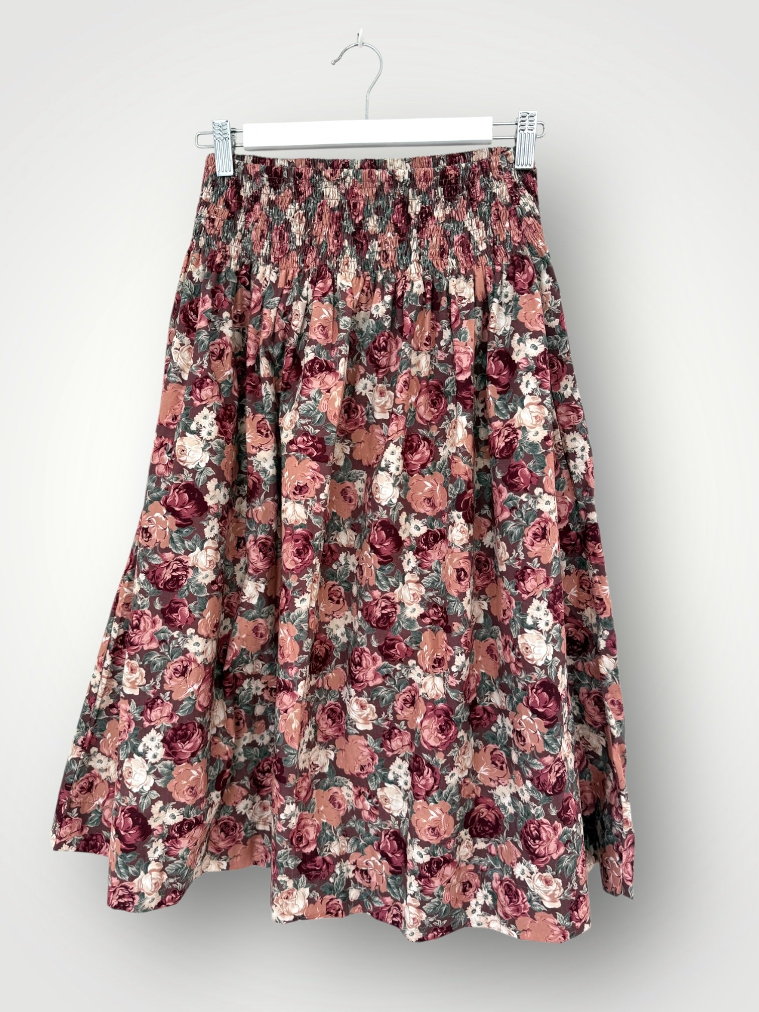 lola skirt - antique fall rose cotton Apparel