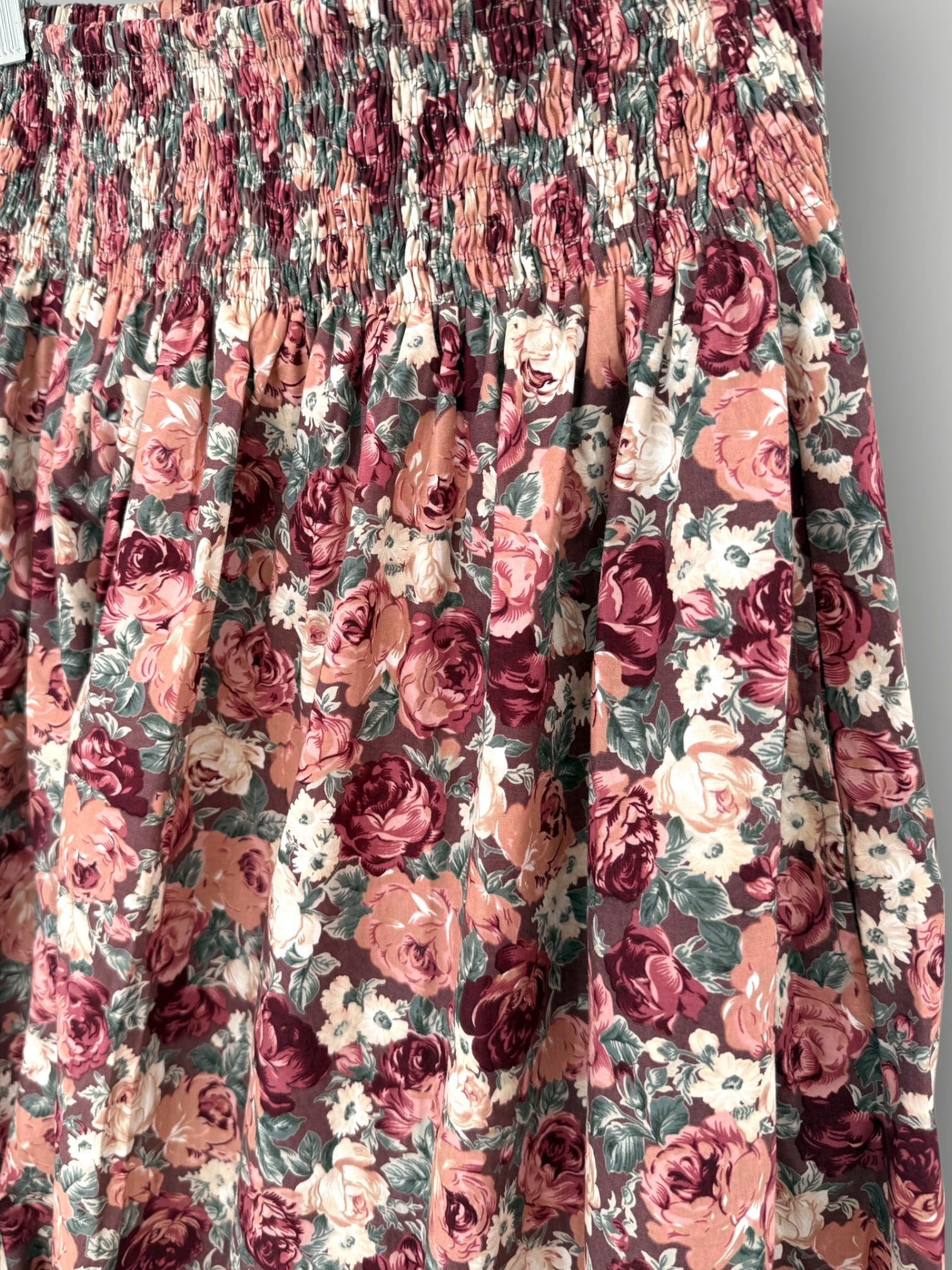 lola skirt - antique fall rose cotton Apparel