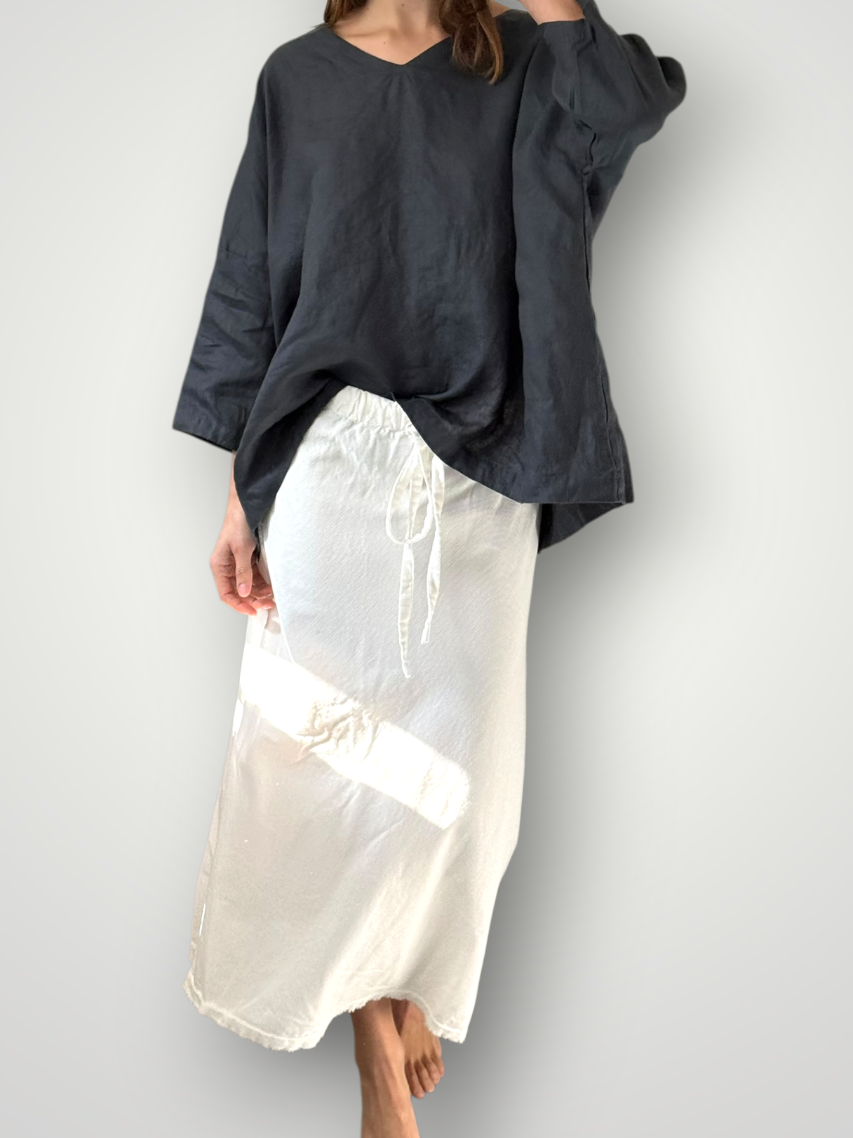 anthea skirt-winter white cord Apparel