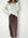anthea skirt - chocolate linen Apparel