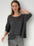 alex top - slate cotton knit Apparel