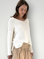 jamie cotton knit - warm white Apparel