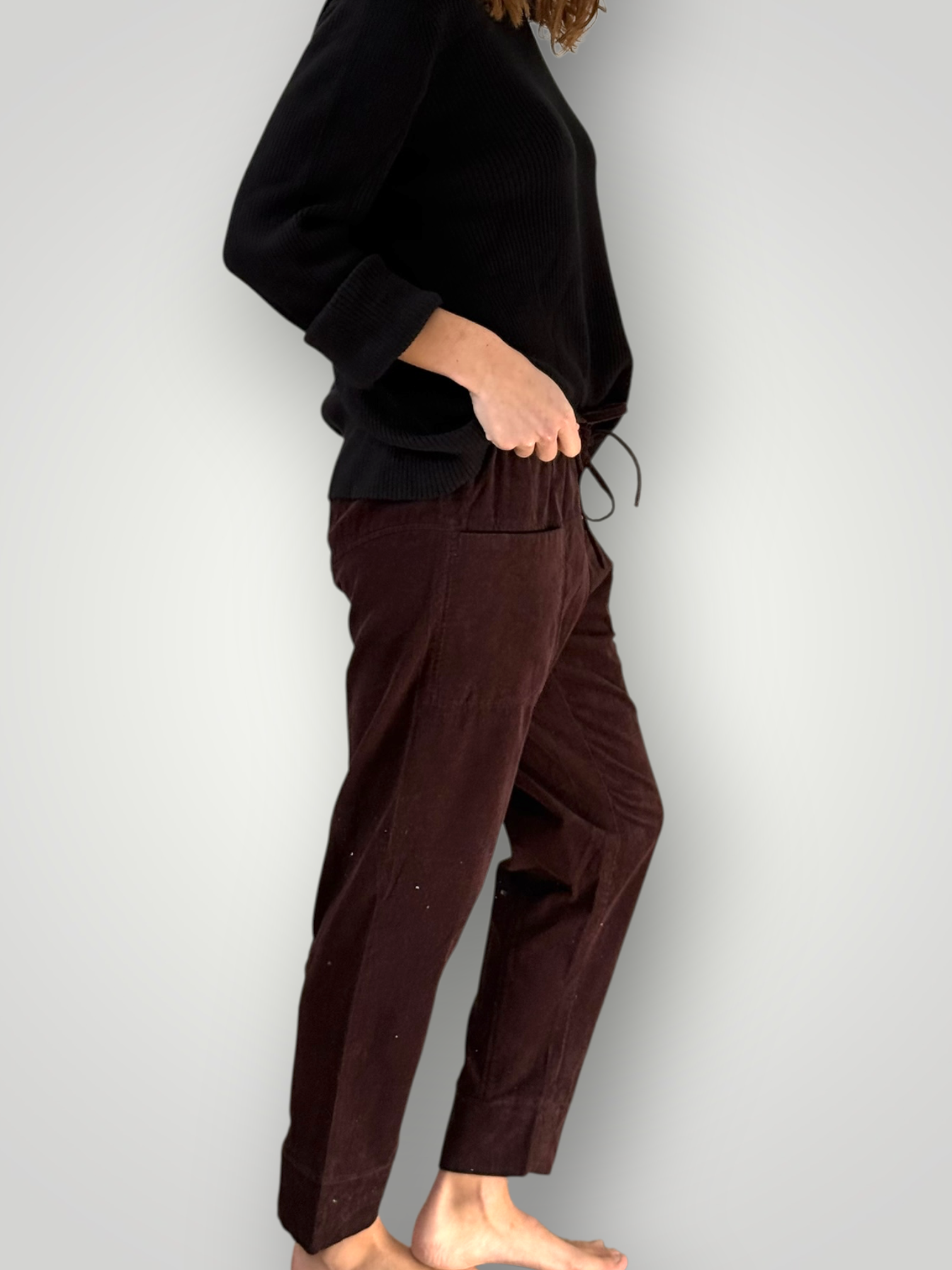 darcy pants - chocolate cord Apparel