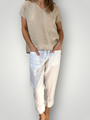 darcy pant - white linen Apparel