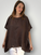 rachael top- chocolate linen Apparel