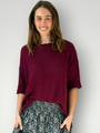 alex knit-merlot cotton Apparel
