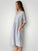 paige dress - grey stripe cotton Apparel