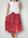 lola skirt - red floral linen Apparel