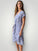 harper dress -cornflower floral linen Apparel