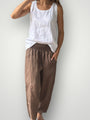 frankie pant - soil linen Apparel