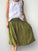 lola skirt - olive linen Apparel