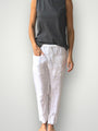 darcy pant - white linen