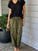 frankie pants - army linen Apparel