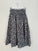 lola skirt - slate floral linen Apparel