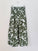 lulu skirt - big moss flower linen Apparel