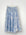 lola skirt - big soft blue flower linen Apparel
