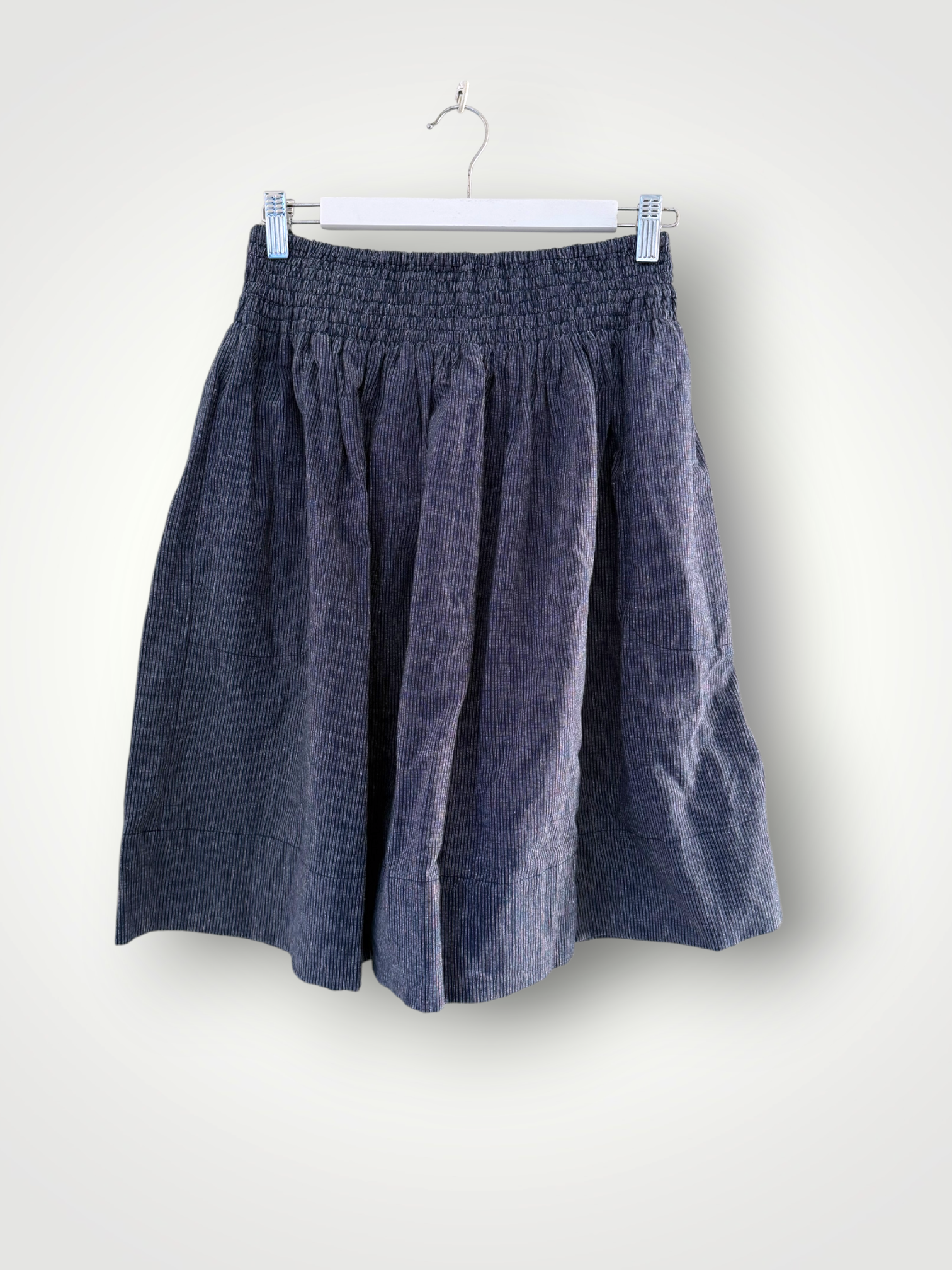 zoe skirt - fine navy stripe Apparel
