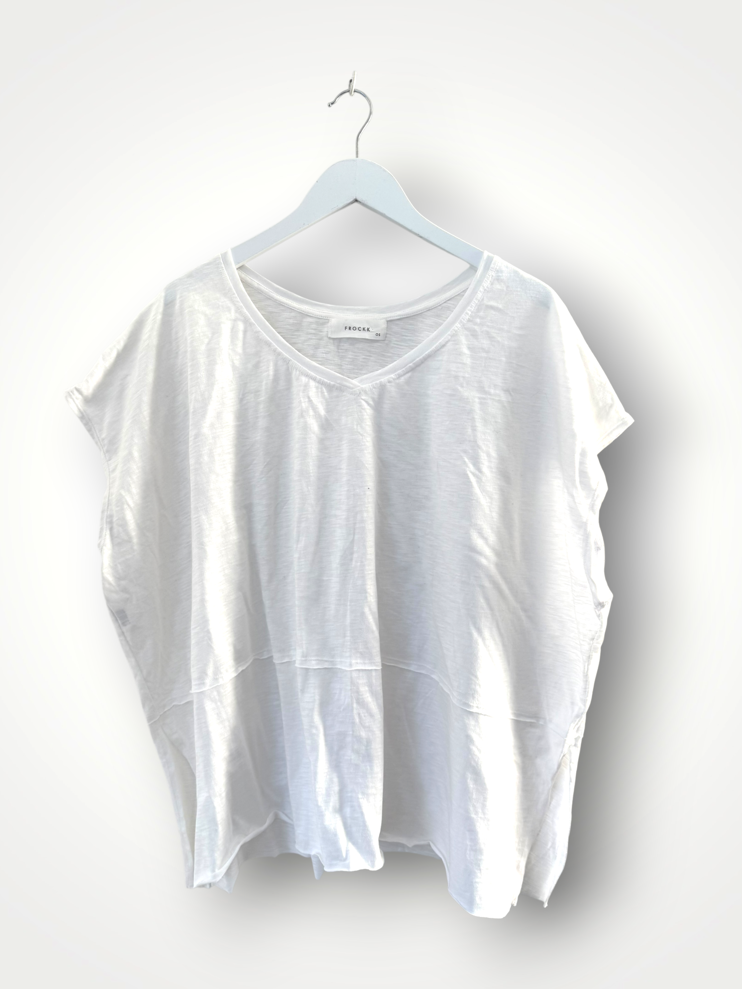 blake tee -white cotton Apparel