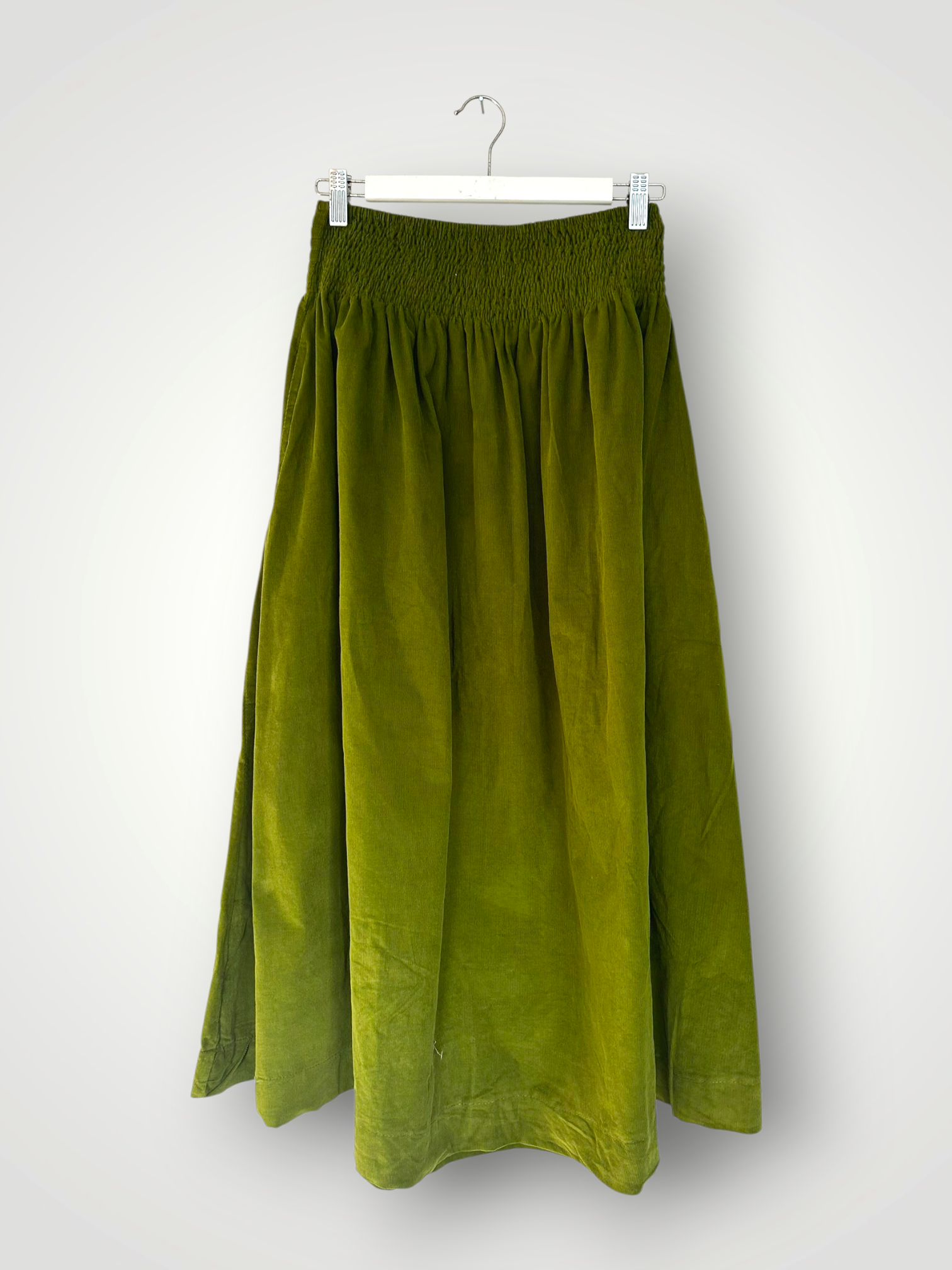 lulu skirt - olive cord Apparel
