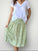 lola skirt - avocado floral linen Apparel