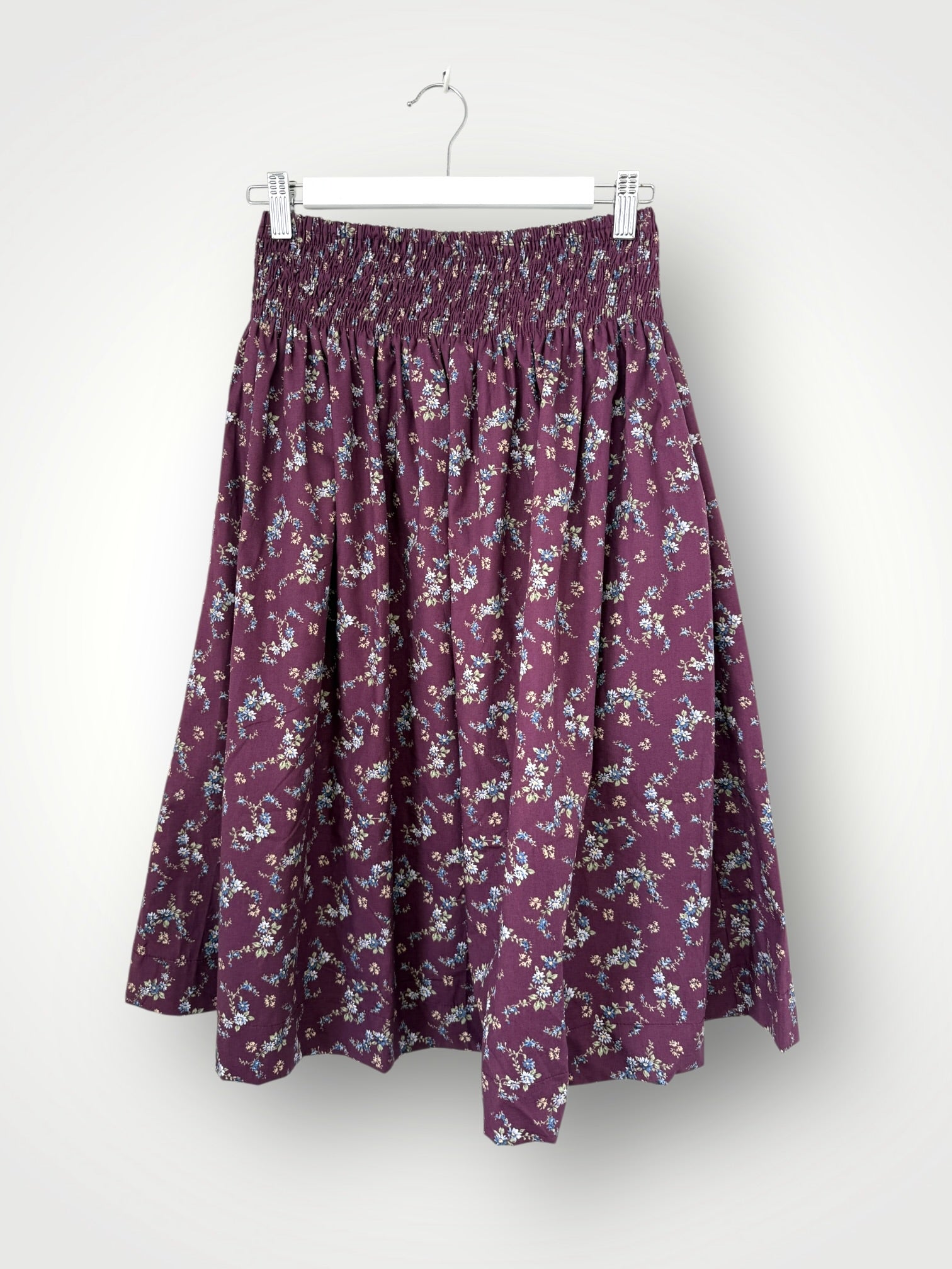lola skirt - mulberry floral Apparel