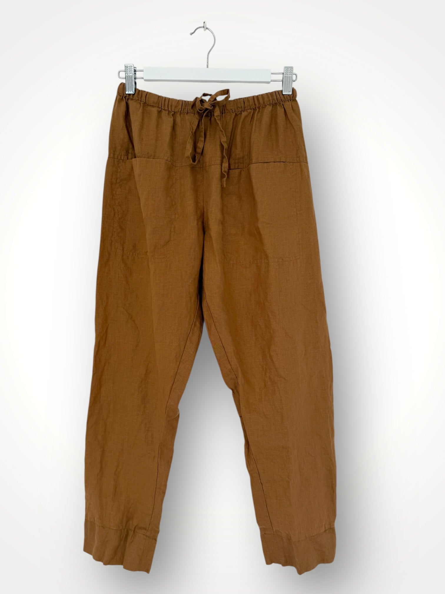 darcy pants - caramel linen Apparel